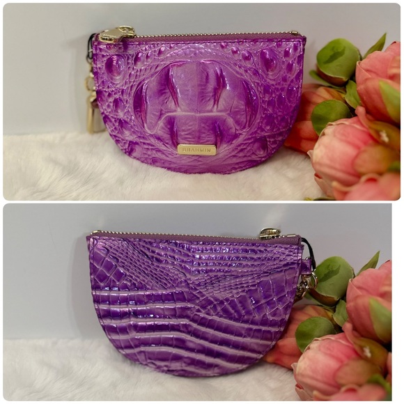 Brahmin Lilac Essence Britt coin purse - Picture 1 of 9